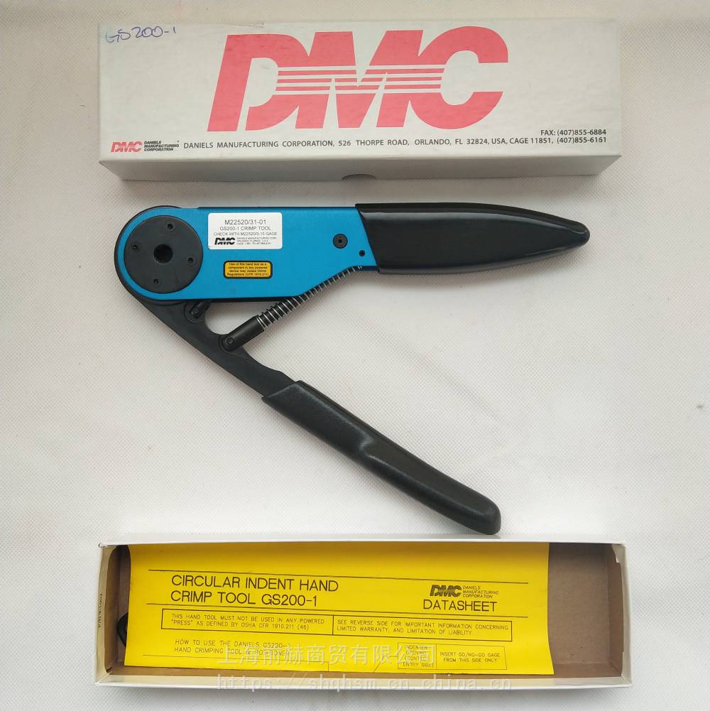 美国dmcgage11851手动压接工具m225203101压接钳gs2001