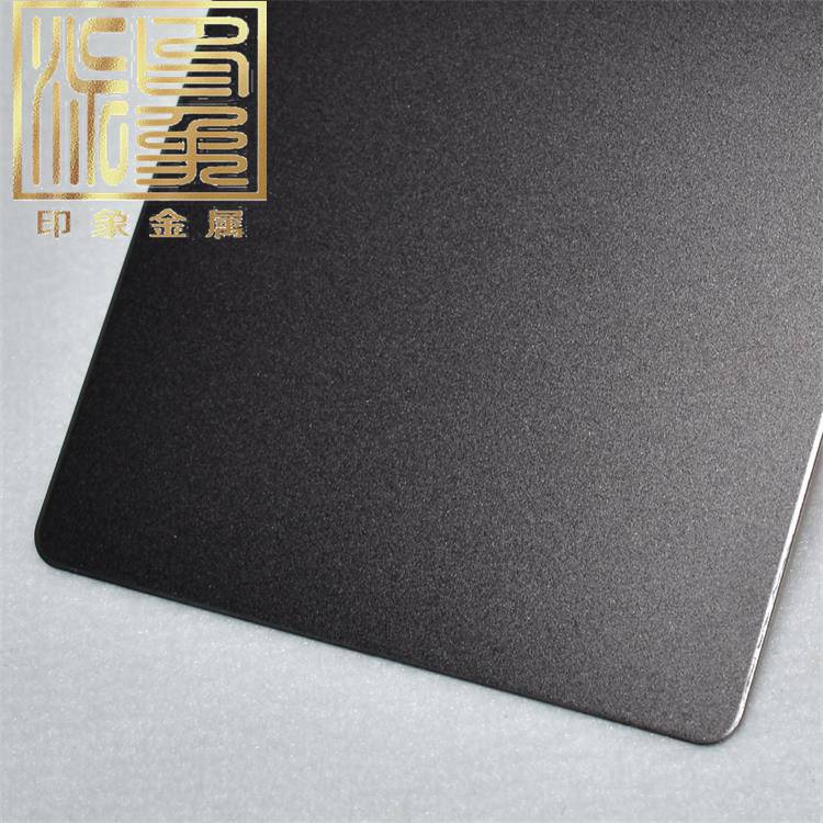 304/201喷砂黑钛不锈钢装饰板材加工/印象建筑装饰装潢金属材料销售