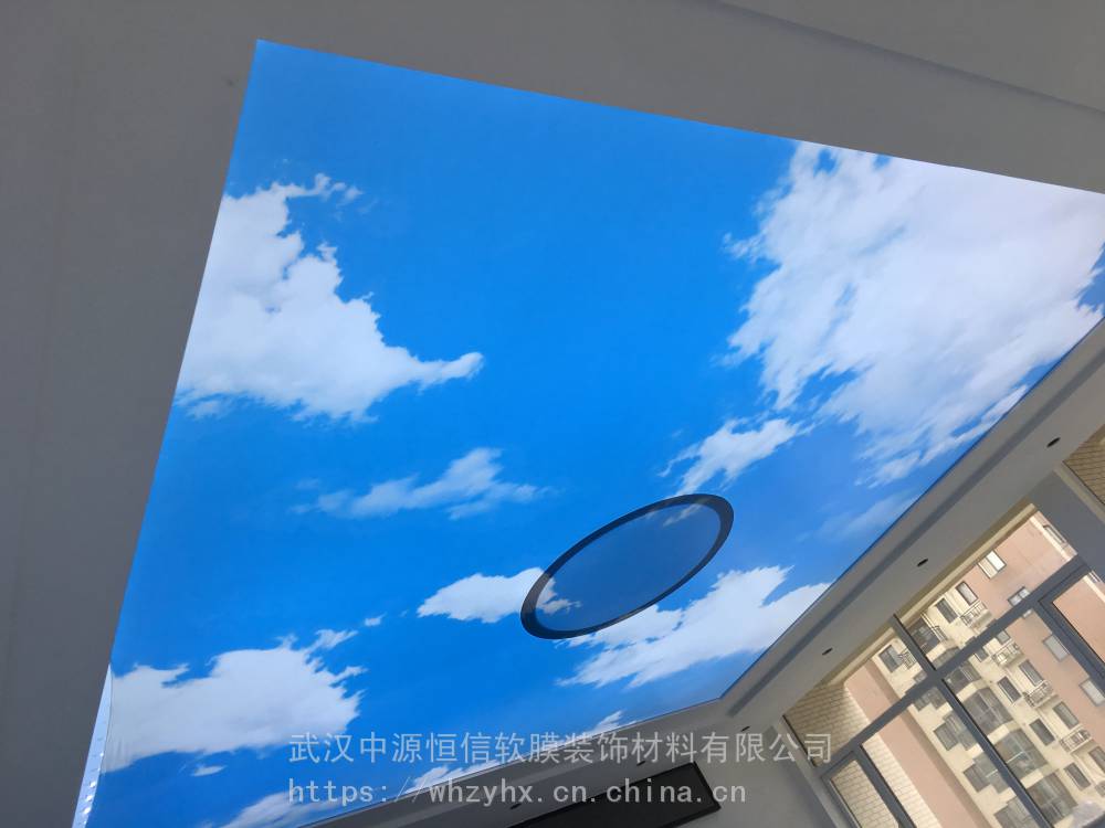【武汉软膜天花吊顶安装施工湖北白色透光膜灯膜苹果手机店软膜灯箱