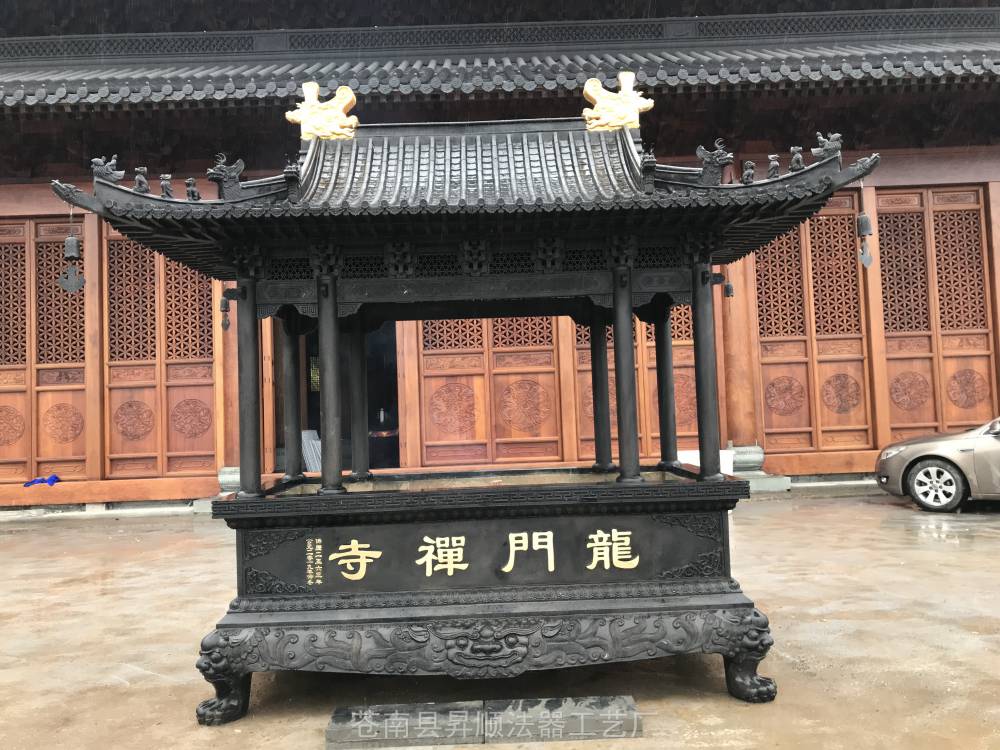 湖南郴州铸铜大香炉 寺庙铸铜香炉 寺院大香炉