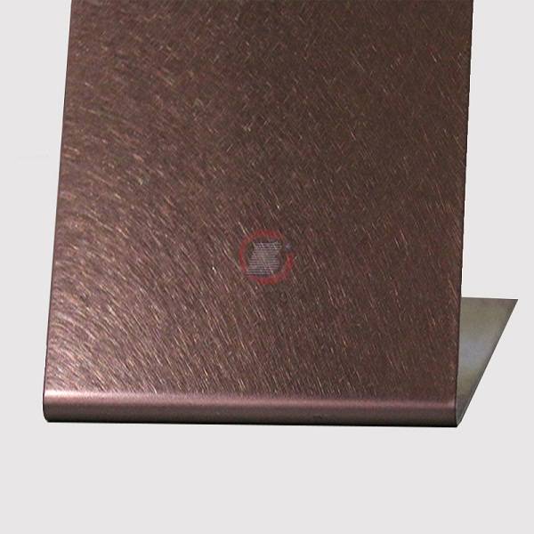 304不锈钢装饰乱纹真空电镀深咖啡色 彩色不锈钢咖啡金乱纹电梯装饰板