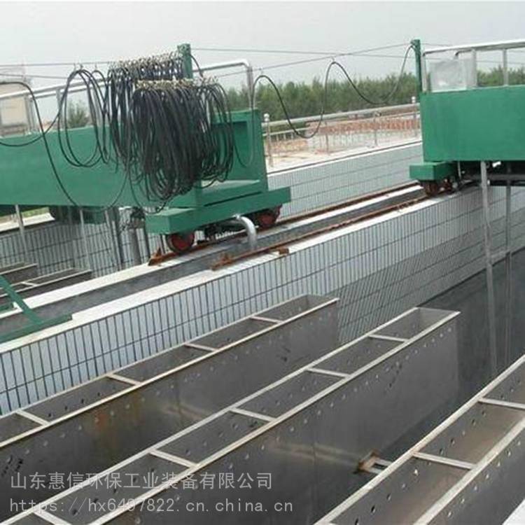 污泥处理设备 行车式吸泥机 周边传动刮吸泥机