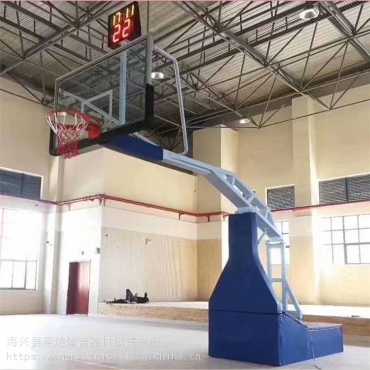 仿液压篮球架 青少年室内外篮球架 可折叠篮球架