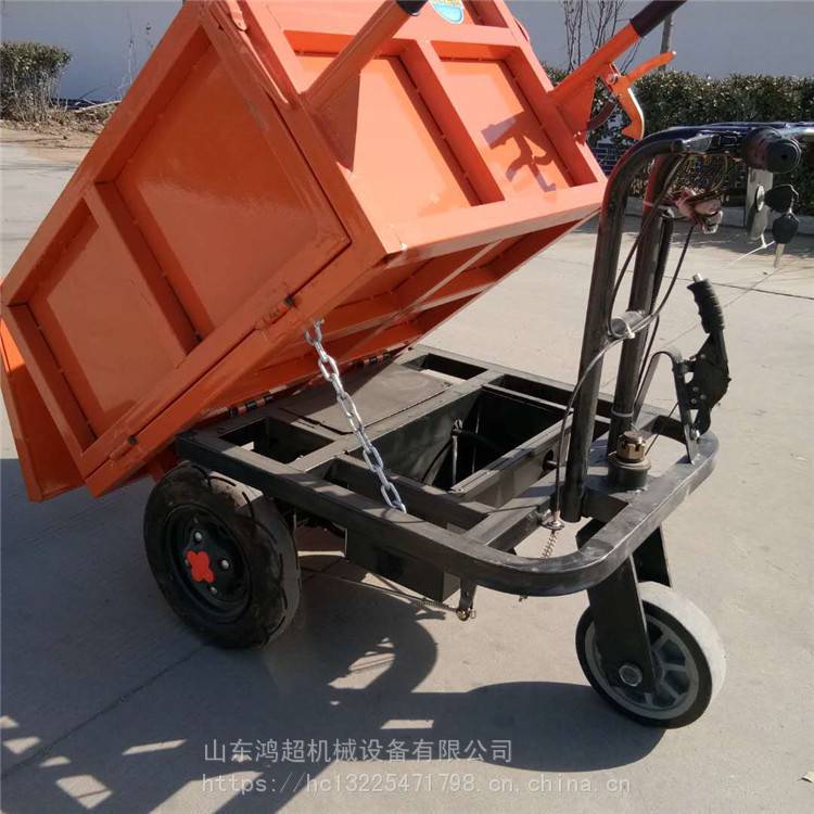 翻斗车电动工程车 果园运输车 工地拉砖车厂家直销