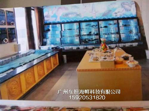 广州路海鲜池效果图-海鲜池配置-广州农庄土建鱼池