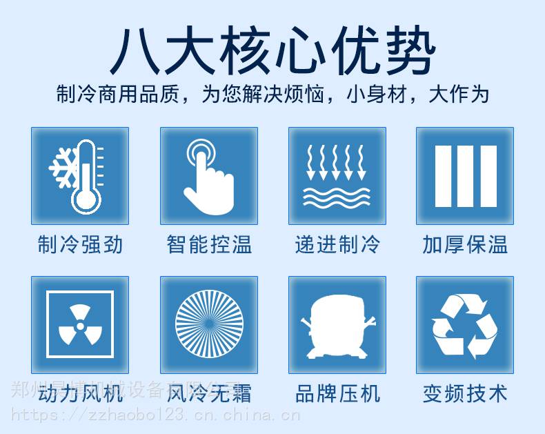 【浩博低温速冻柜 商用急速冷冻冰柜饺子 速冻机 雪糕抖音同款冷冻柜