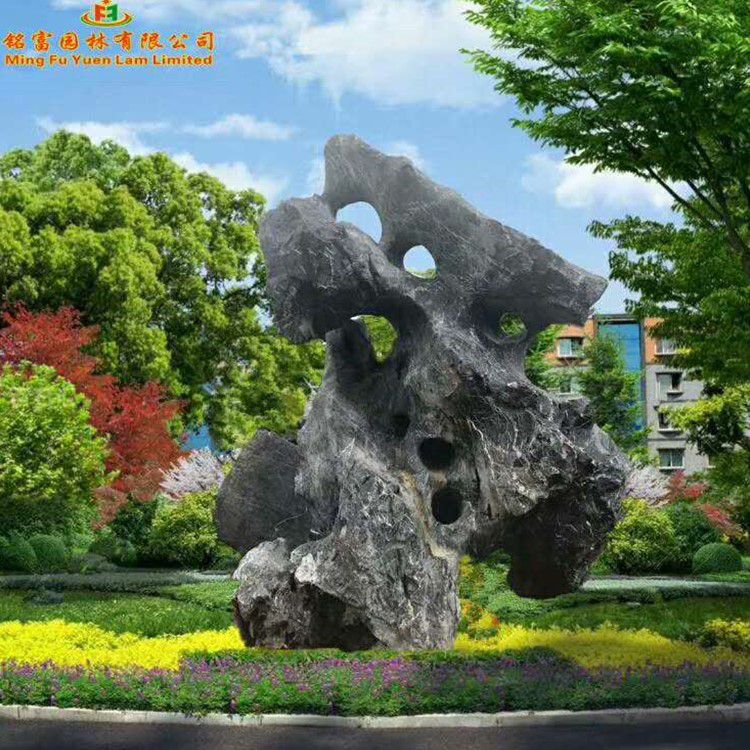 天然太湖石景观石 英德景观石图片5 广东园林工程石厂家