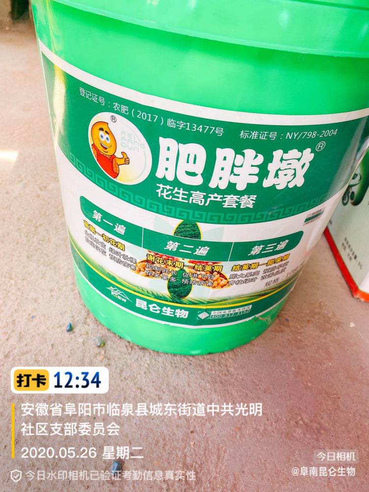 肥胖墩花生高产套餐三遍药防早衰防死棵