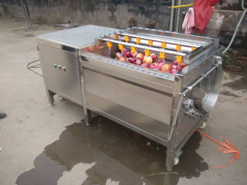 红萝卜红薯清洗机商用土豆去皮机器魔芋毛辊清洗机全自动去皮机
