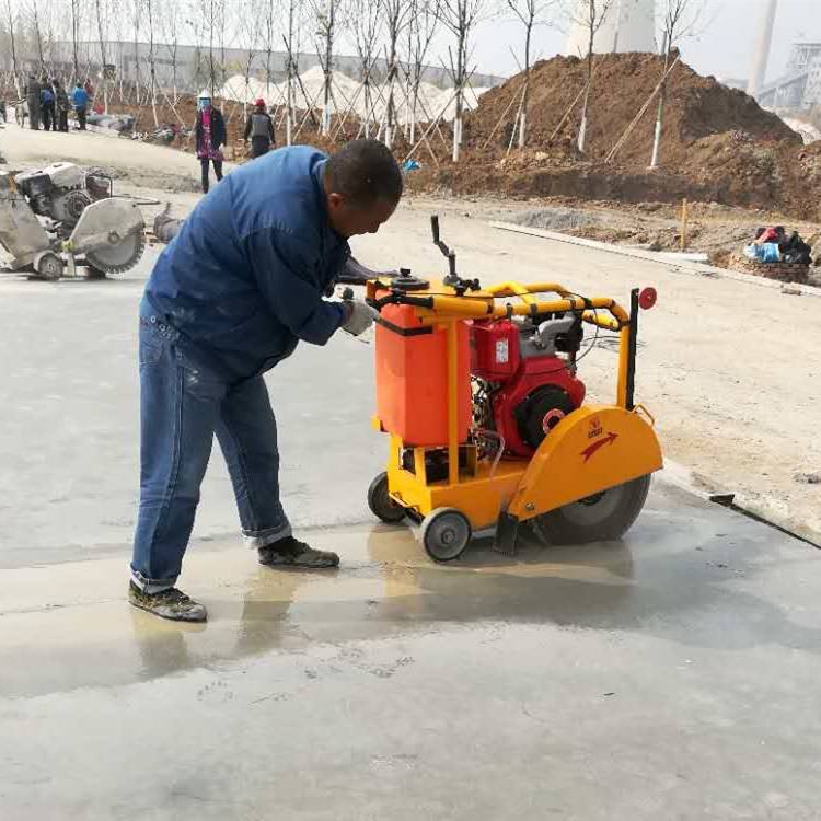 混凝土柴油路面切割机 马路切割机切缝机 混凝土切缝机公路刻纹机