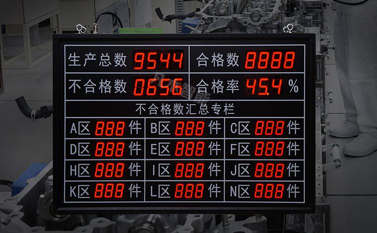 生产管理电子看板精益生产管理系统led电子看板车间计数管理显示看板