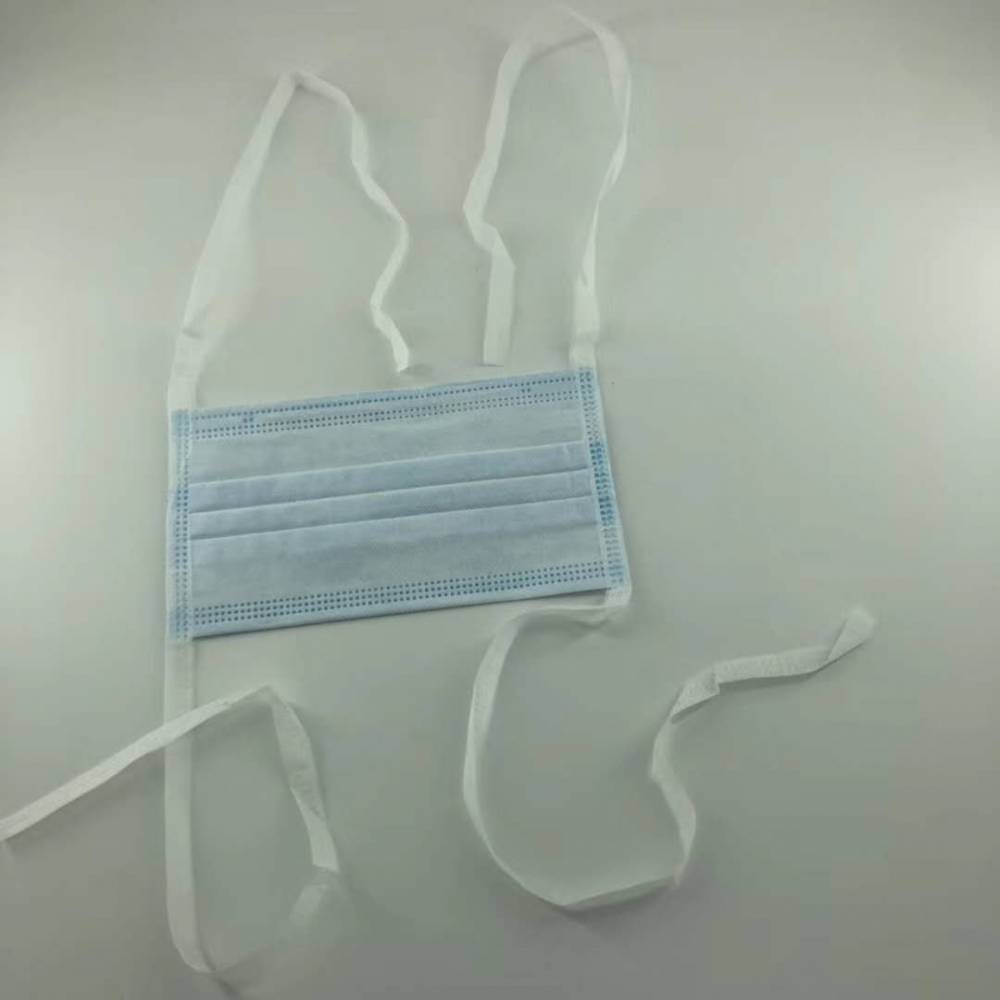 绑带式一次性医用灭菌口罩,每天100万个