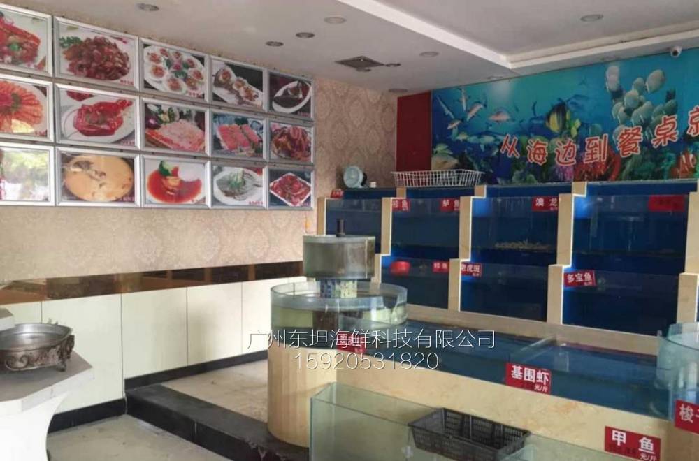 南华西海鲜池过滤-海鲜池一体机-广州农庄土建鱼池