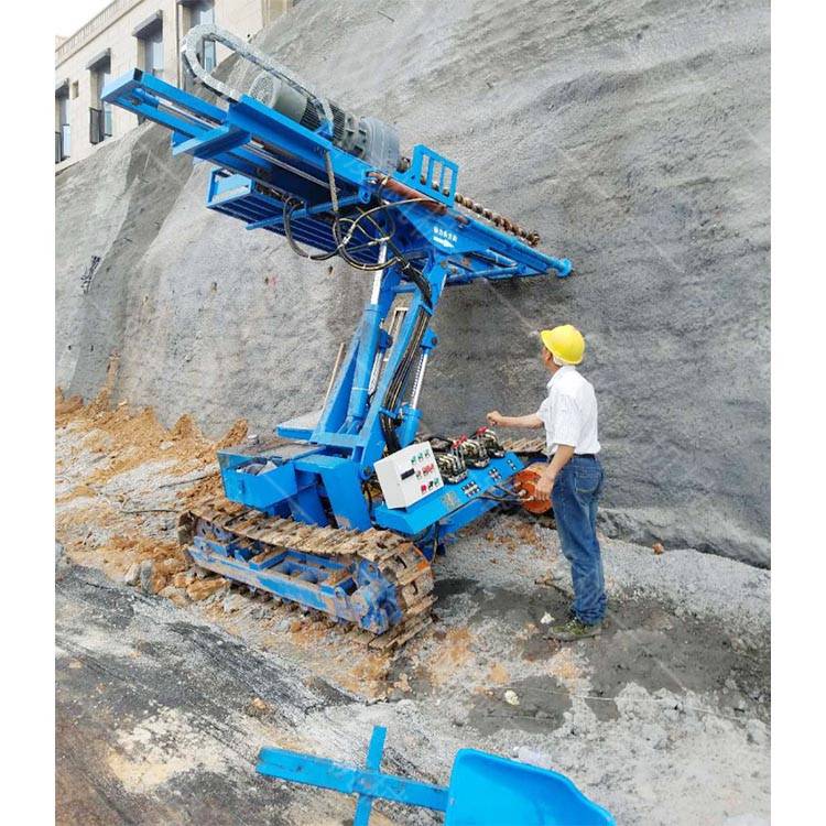 工程用岩石钻孔机 履带式液压锚固钻机 边坡支护锚杆钻机