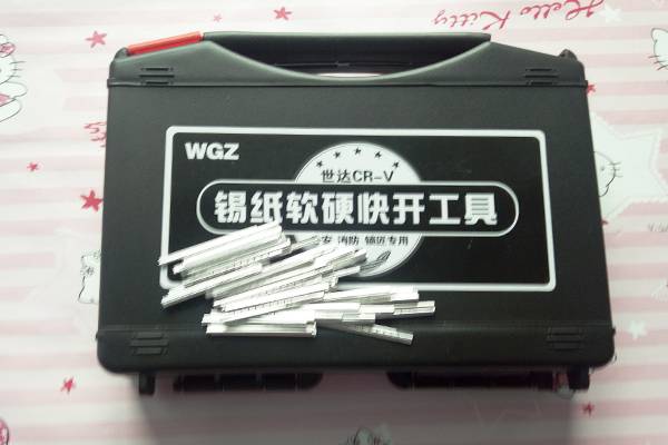 wgz锡纸软硬锁匠专用工具套装20件套