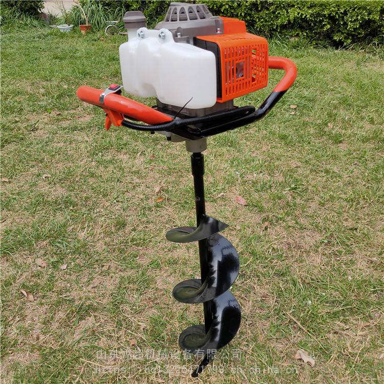 种树地钻机 手提式汽油挖坑机 便携式栽树打坑机