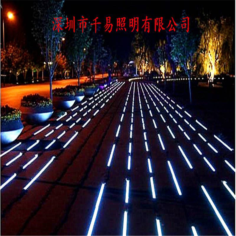 人体感应LED埋地灯千易照明厂家直销步行街夜光