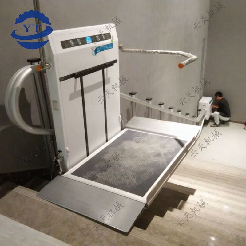 云天残疾人上楼机斜挂式无障碍升降平台爬楼机老旧小区电梯价格济南