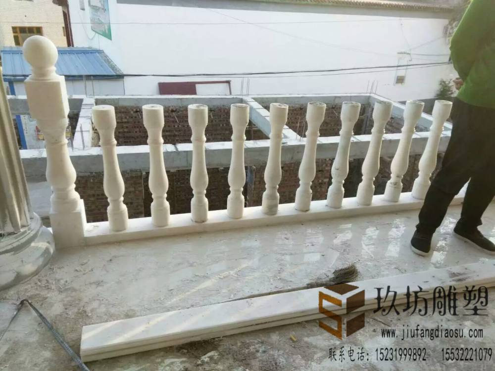 花岗岩石材宝瓶柱子护栏石雕花瓶柱大理石阳台栏杆花岗岩楼梯扶手 玖