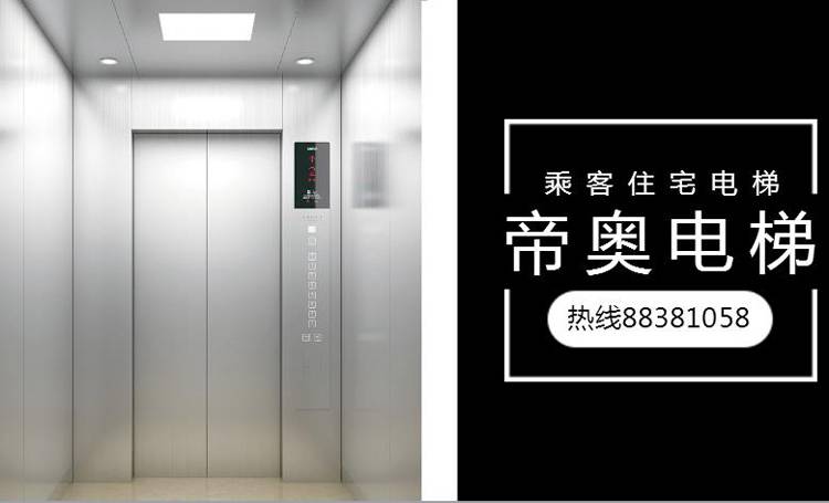 德国帝奥电梯乘客电梯商用电梯住宅电梯无机房乘客电梯天津实体