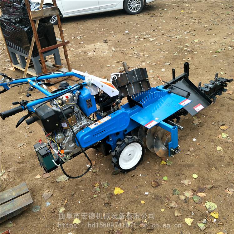 农用水利灌溉开沟机 电缆线埋线开沟机 葡萄园果园种植开沟机