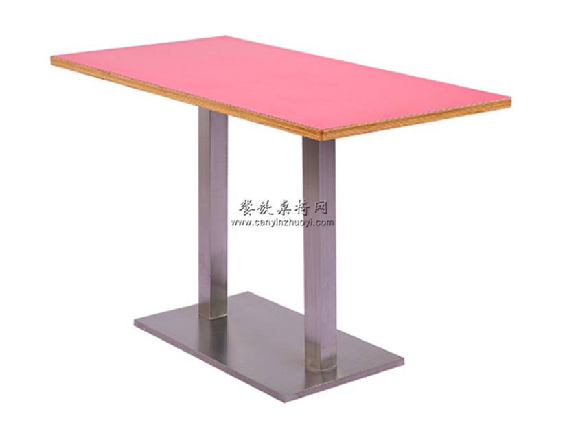 衡阳县土菜馆家具定制120cm圆形防火板桌子