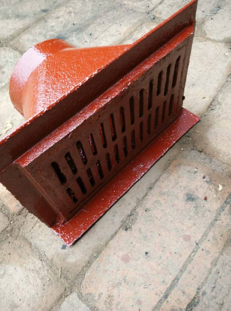 甘肃铸铁侧墙地漏如何安装 北京钢制雨水斗发货快