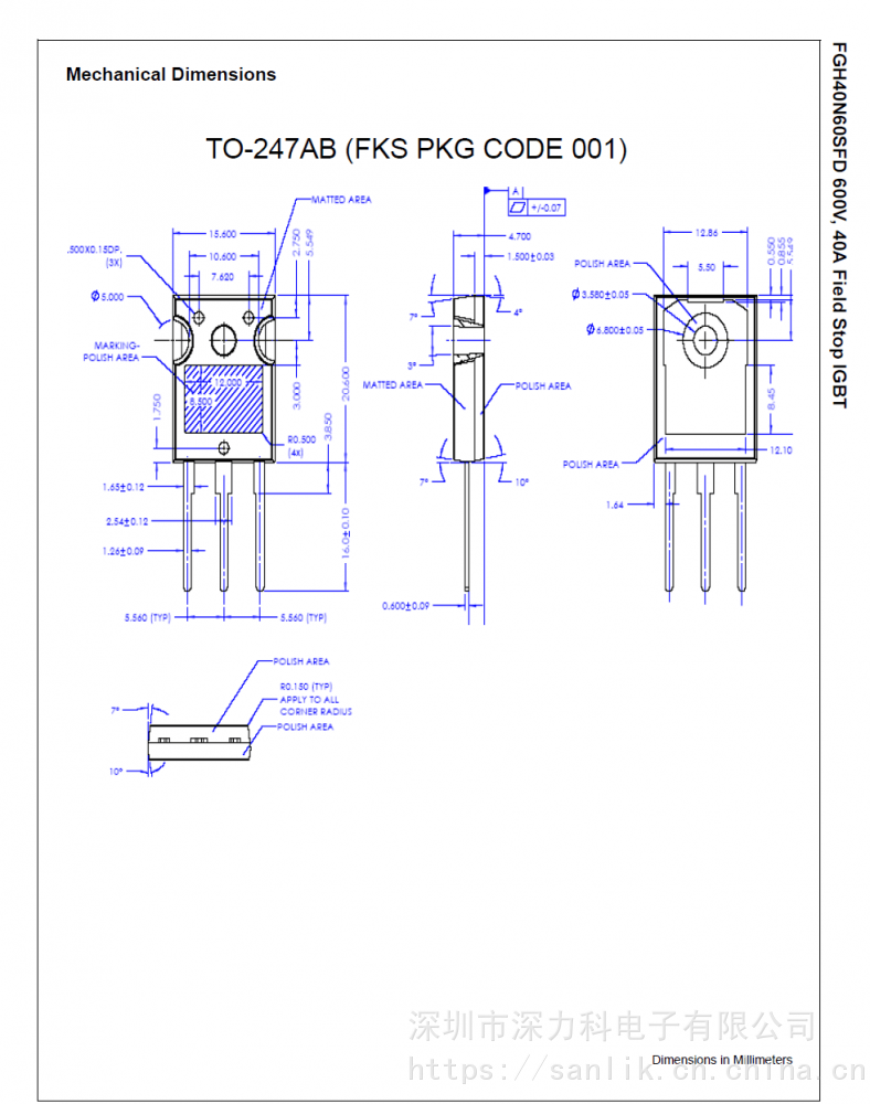 fgh40n60sfdon三极管逆变器焊机igbtmos单管600v40ato247