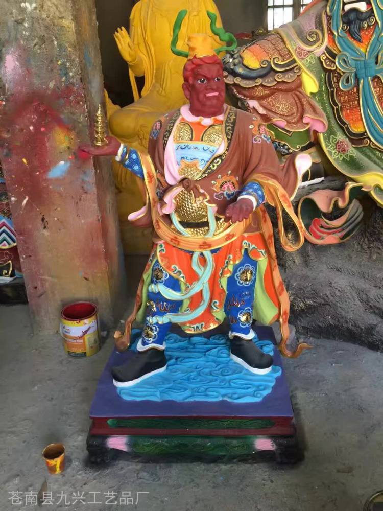 树脂玻璃钢 四大天王 寺庙护法二十四诸天神像