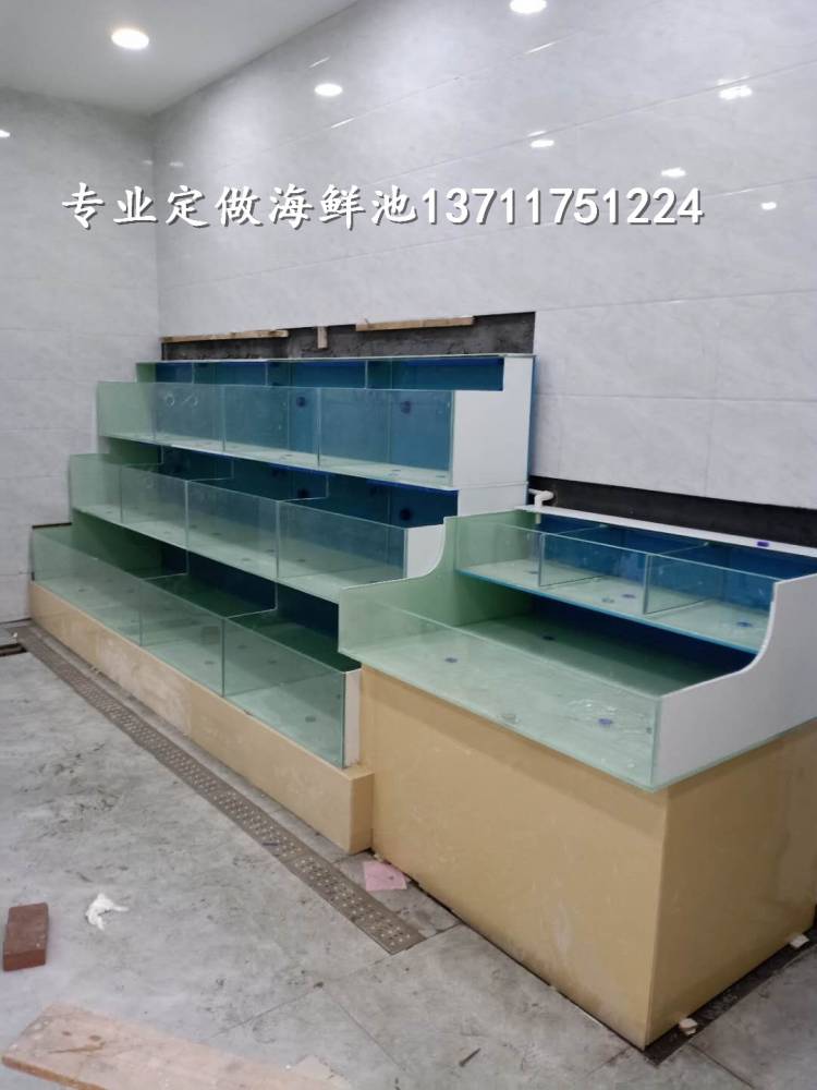 广州市东坦海鲜池定做公司已为众多客户制作了海鲜池