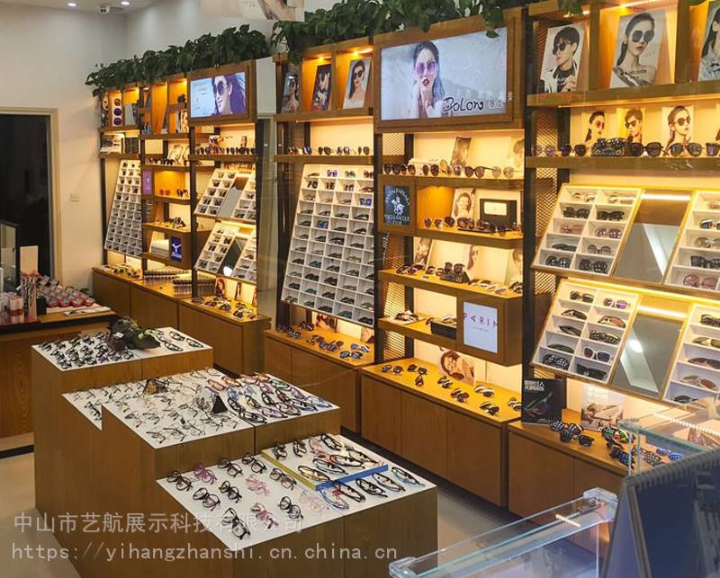 浙江推荐***眼镜柜 有机材料眼镜高柜 眼镜店展示柜设计定制 品质保障