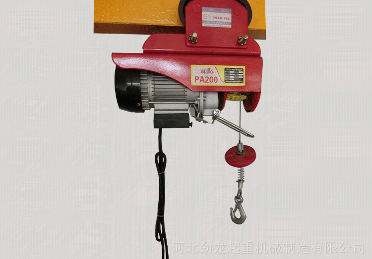 微型电动葫芦家用建筑小吊机钢丝绳电动葫芦提升机100公斤-200kg