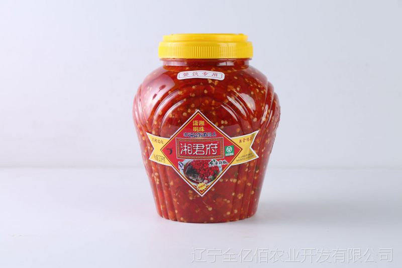 湘君府鱼头红剁椒2.kg*6瓶 火锅餐饮必选 手工辣椒剁椒酱