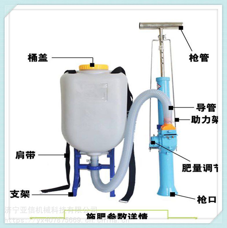 人力果树颗粒施肥器 背负式追肥机 蔬菜瓜果专用颗粒施肥器