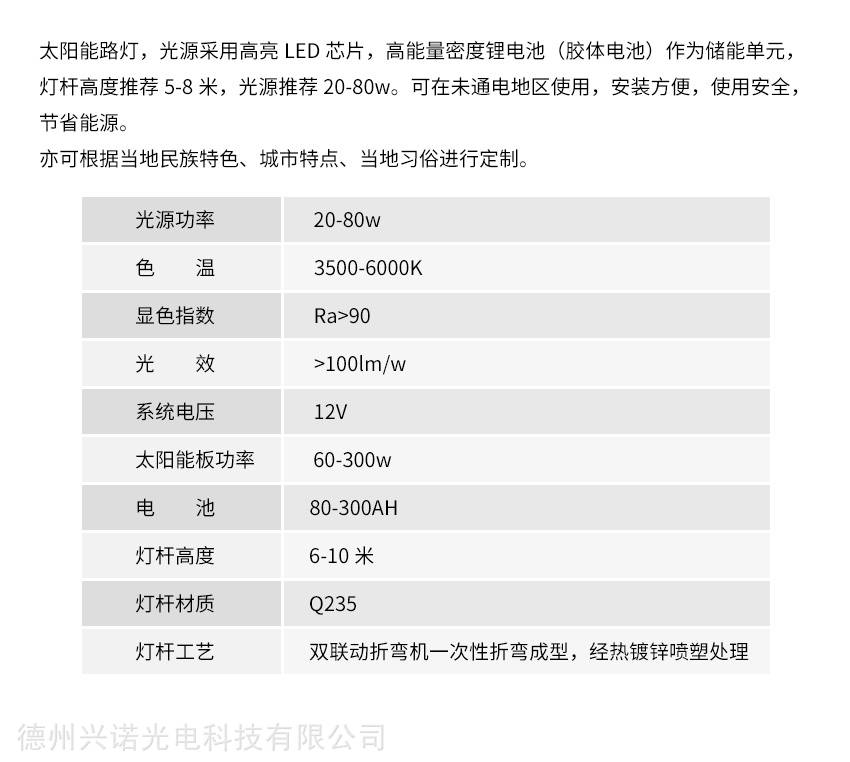 太阳能路灯厂家 德州兴诺 商洛市山阳县太阳能路灯 ***太阳能路灯