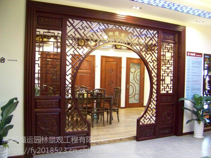 落地罩分类_仿古落地罩的价格_圆光罩的安装方法_成都仿古厂