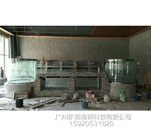 荔湾白鹤洞海鲜鱼池制作费用-土建海鲜池-广州海鲜酒家鱼池设计