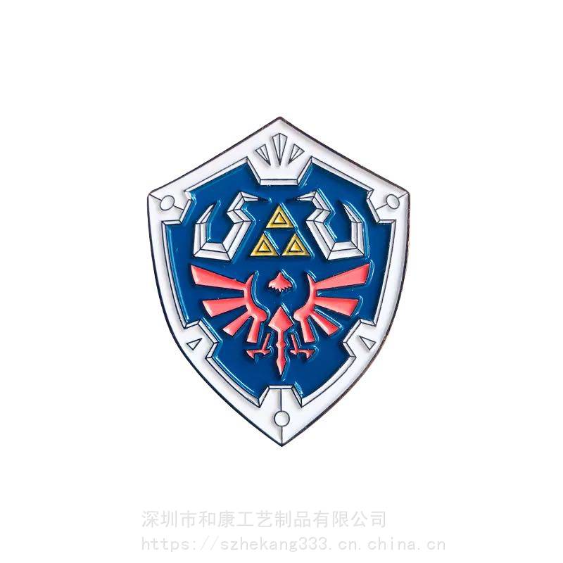 【深圳徽章厂家供应金属logo司徽/logo胸针/纪念胸徽纪念币定制】图片