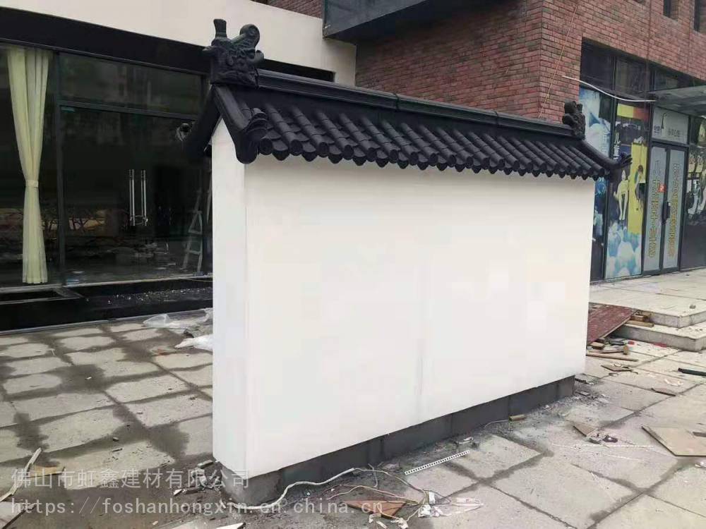 上海仿古瓦 围墙瓦 室内门头装饰瓦 公交亭瓦 雨棚车棚盖顶瓦