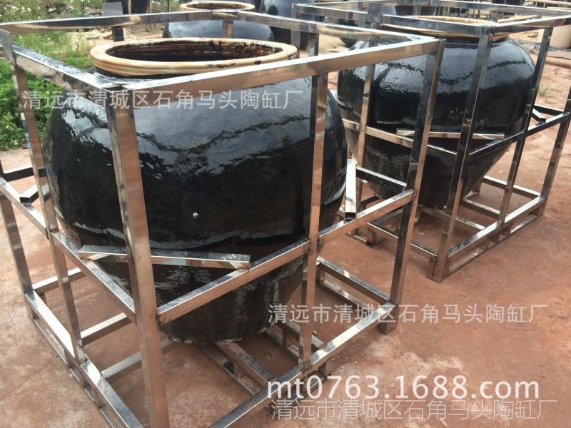 马头厂1000斤宽口土陶缸大酒缸大瓦罐瓦缸酒瓶可定制包装酒坛酒罐