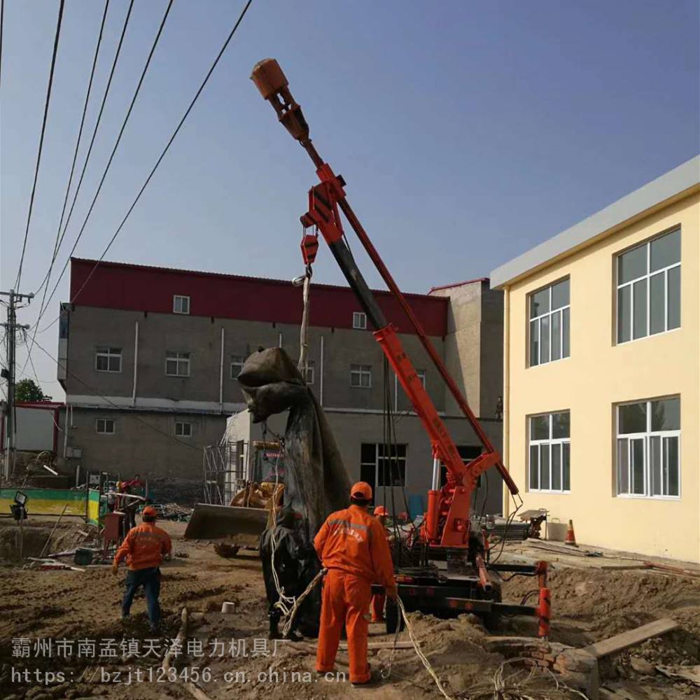 管道清淤车小型 清掏检查井机器 污水井清淤机 天泽