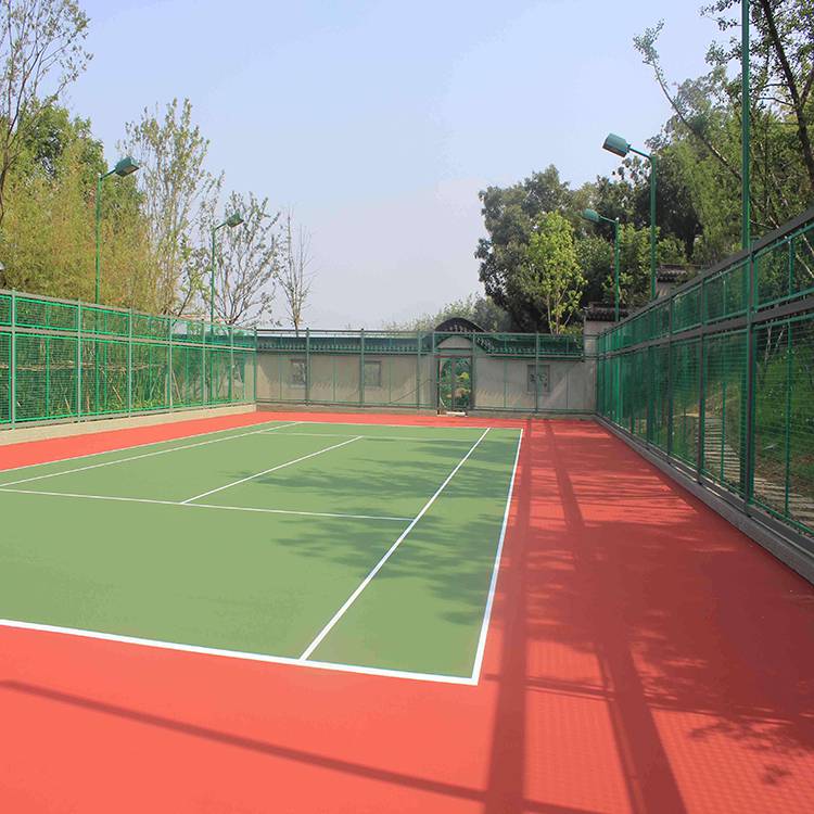 室外塑胶球场材料价格丙烯酸网球场施工