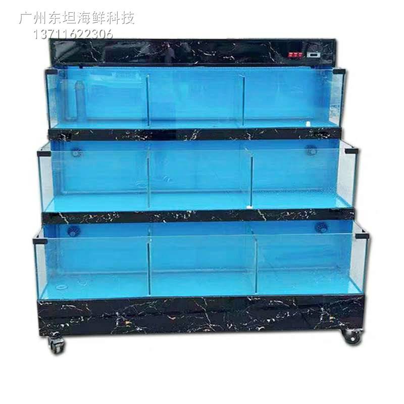深圳订做海鲜鱼缸-深圳两层海鲜鱼池-深圳大鹏海鲜鱼池