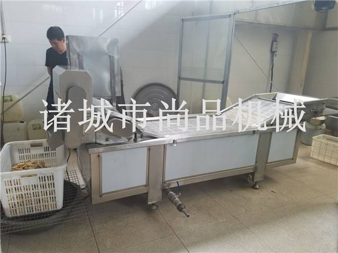 面筋串油炸机 面筋油炸锅 自动控温自动出料豆腐泡油炸机 型号齐全