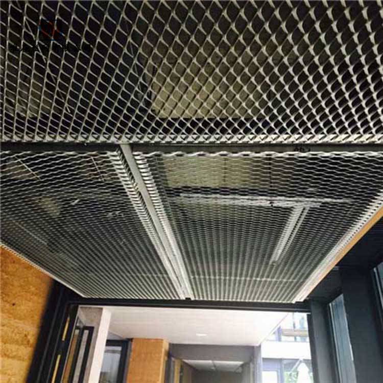 唯在金属扩张网厂家 专业定制喷涂铝合金扩张网吊顶天花 彩色氟碳喷涂