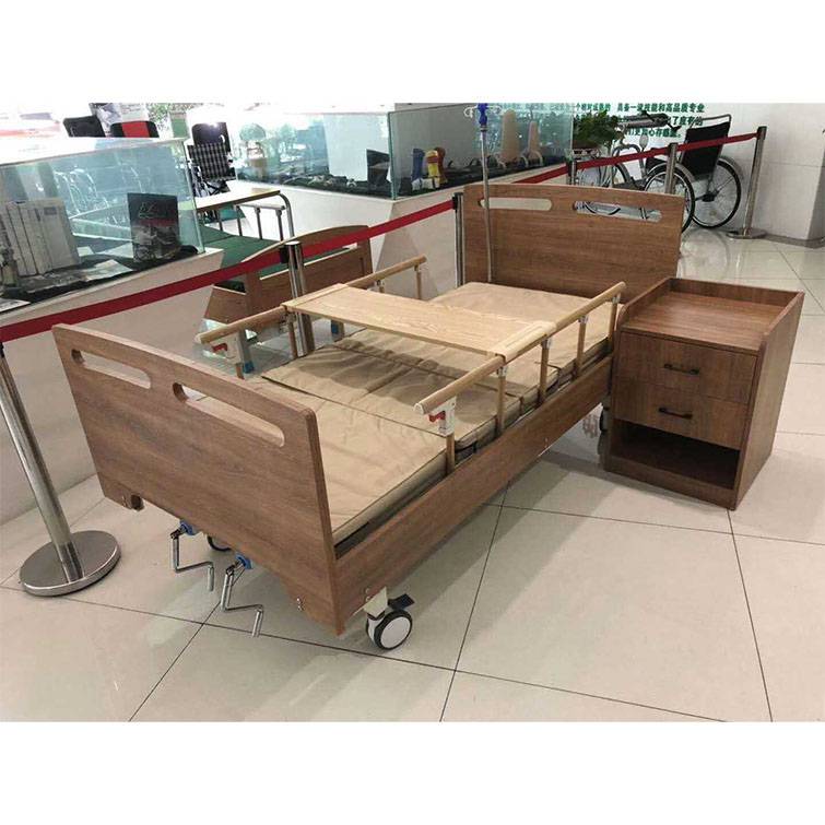 实木养老院专用床 多功能护理床电动手动老人床病床