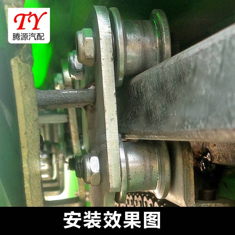 渣土车自动篷布配件自卸车泥头车后八轮环保篷布配件轻轨式小滑轮小轮
