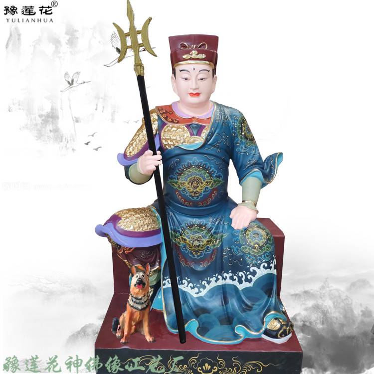 华光大帝神像 三眼灵耀马天君高清图集 马王爷塑像 三眼灵官五显大帝