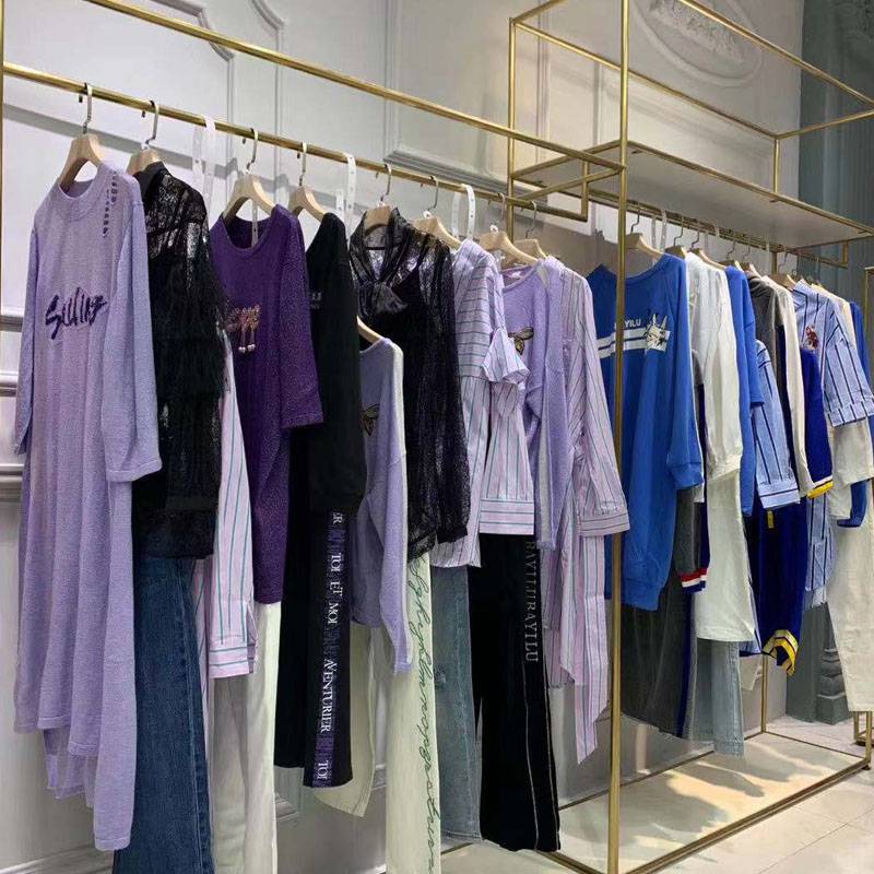 直播女装海贝紫涵2020新款夏装便宜外贸尾货服装品牌衣服折扣店加盟