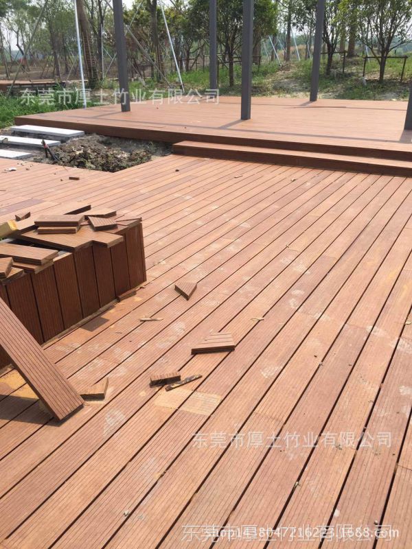福建厂家直供户外高耐重竹竹地板景观公园装修建设专用材料